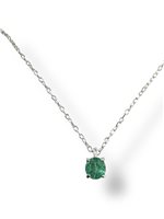 Halskette Demetra Dame CHROMA in Weißgold Smeraldo 032.F.S.015.W